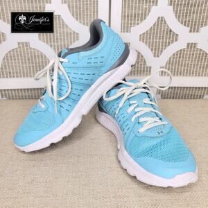 Under Armour Women's Teal Micro G Speed Swift Sneakers Size 9